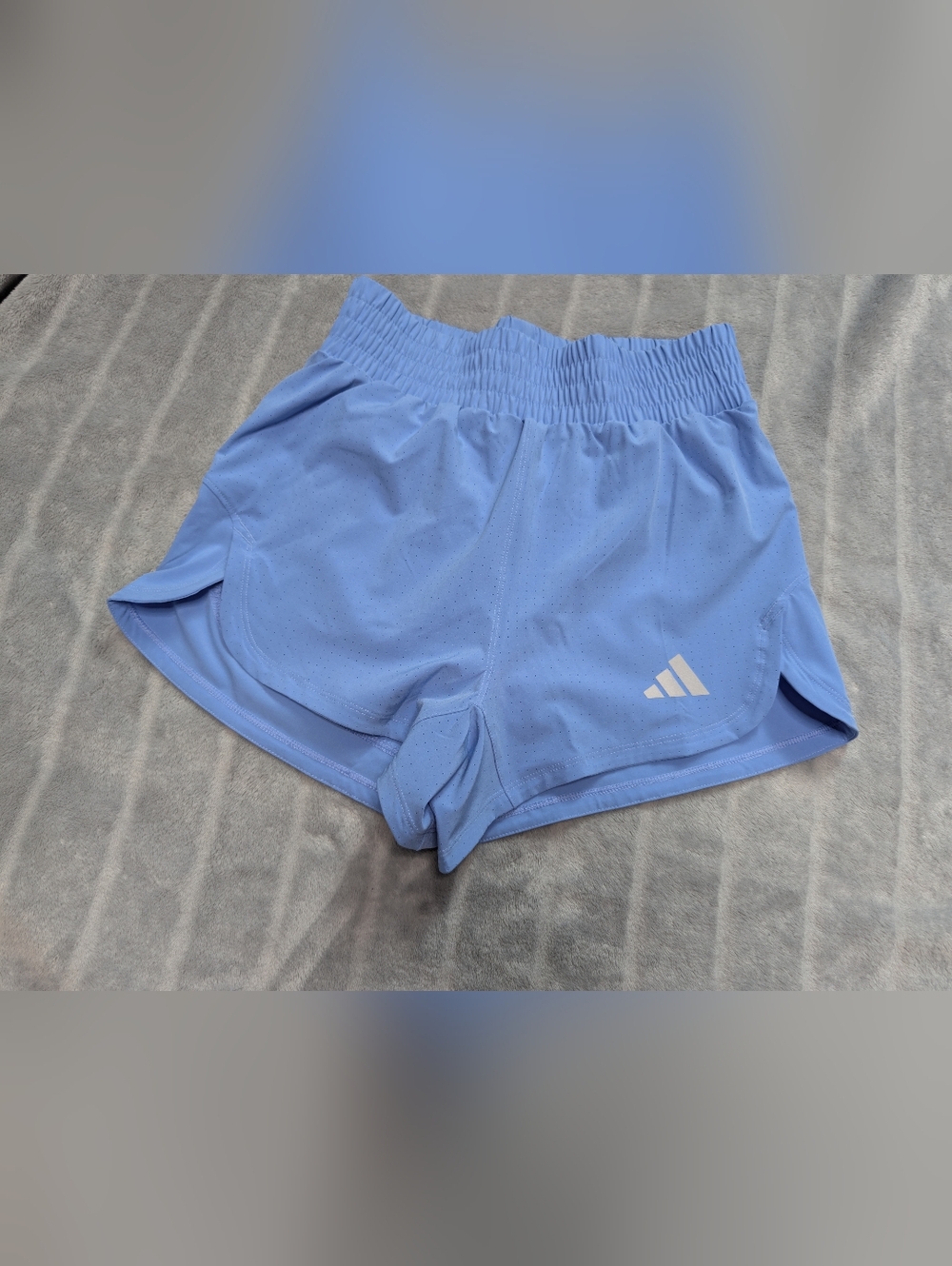 Adidas Women’s Blue  Fusion Athletic Shorts with Logo Sz: XS NWT